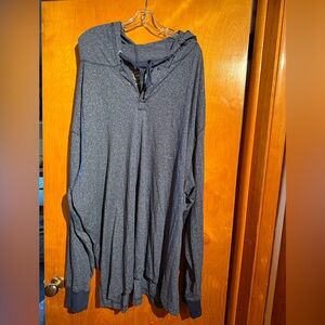 The Foundry Supply Co. Navy Hooded Shirt